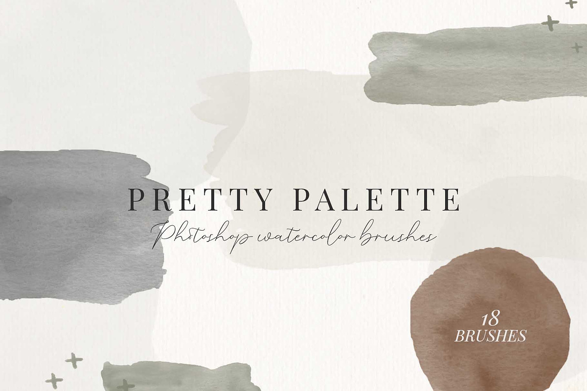 Pretty Palette PS Watercolor Brushes