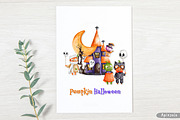 Halloween Pumpkin Charecter, a Decorative Illustration by Apixsala (Thumbnail 12 of 15)