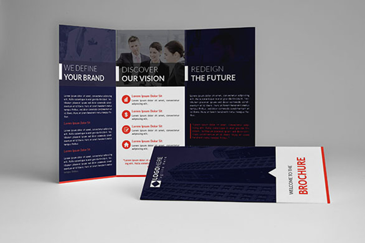 Clean Modern Trifold Brochure, a Brochure Template by assaiv (Photo 5 of 5)