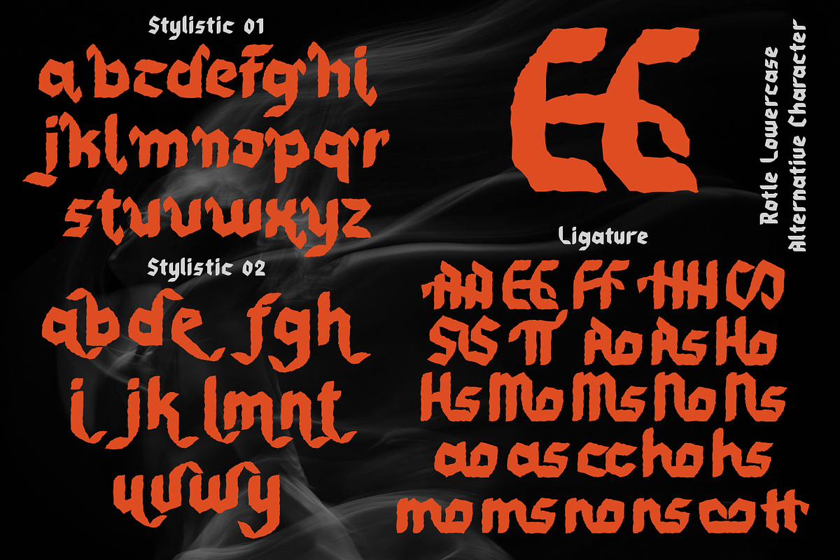 Rotle Blackletter, a Blackletter Font by madeDeduk (Photo 7 of 7)