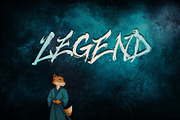 Liquid Handwritten Brush Font, a Handwritten Font by Graphic Spirit (Thumbnail 11 of 12)