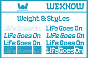 Life Goes on font, a Font by weknow (Thumbnail 6 of 8)