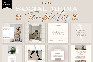 Neutral Instagram Template Canva