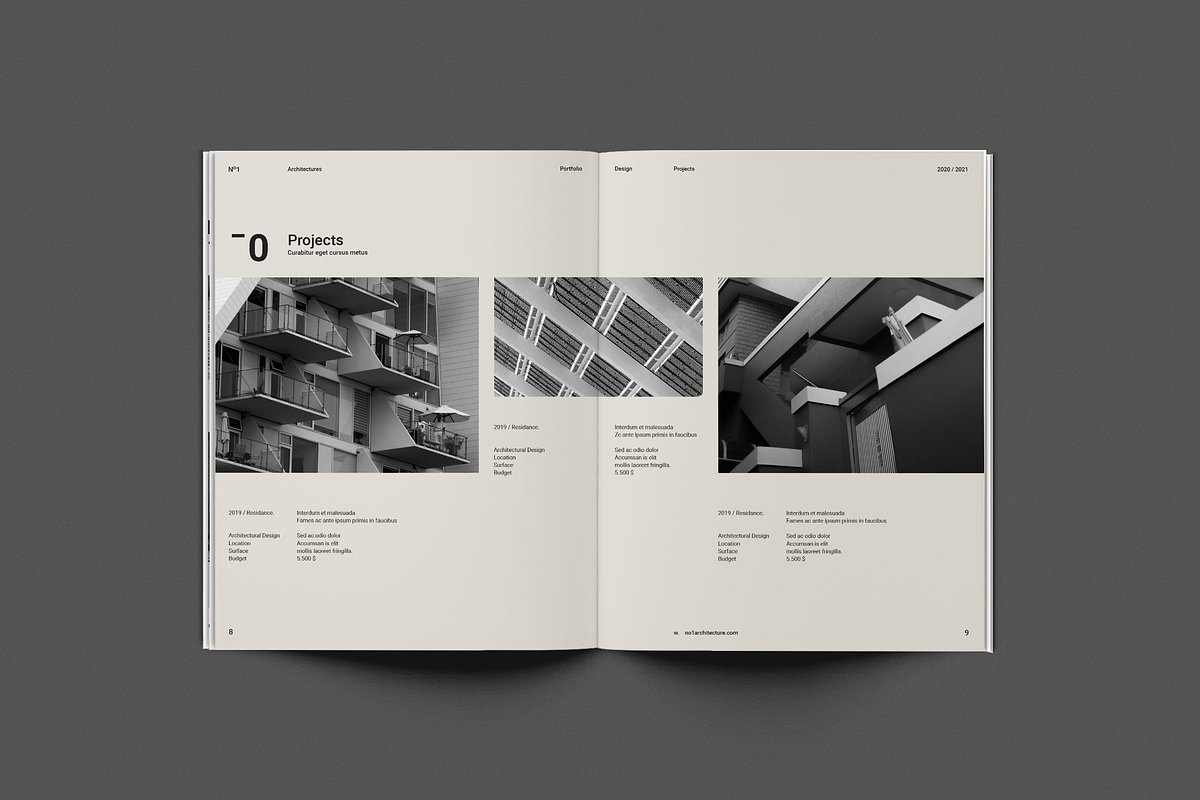 Architecture Brochure, a Brochure Template by silukEight (Photo 5 of 13)