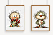 Whimsical Easter Chick Clipart, an Illustration by Libby Wishes (Thumbnail 4 of 6)