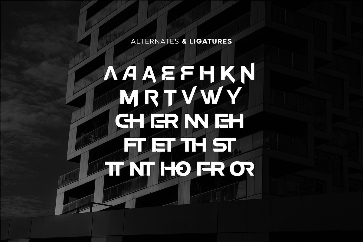 Taskor - Logo Font, a Sans Serif Font by Salamahtype (Photo 6 of 8)
