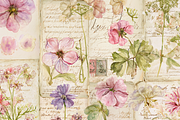 Sketchbook Flowers Junk Journal, a Background Graphic by Printable Treasure (Thumbnail 2 of 3)