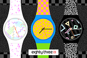 80's Fever - 24 Patterns!, a Pattern Graphic by fontalicious (Thumbnail 2 of 9)