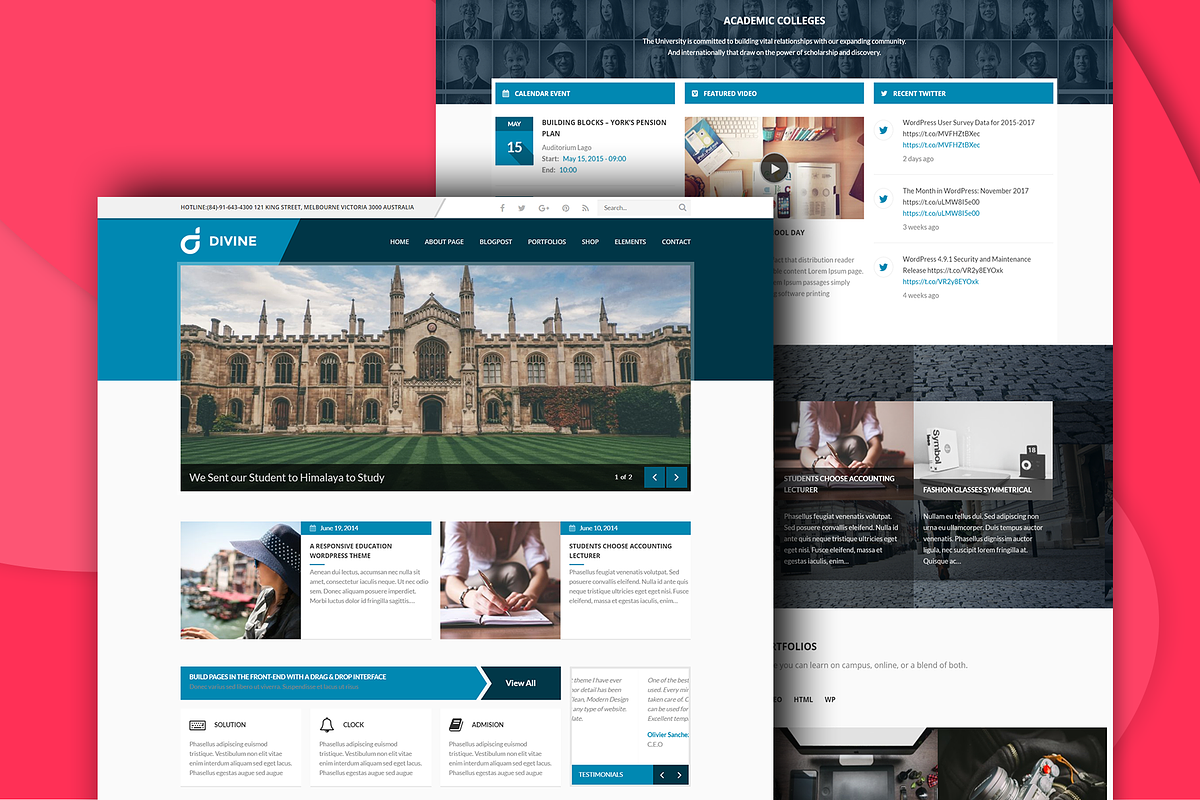 Divine Business WordPress Theme, a WordPress Template by kopasoft (Photo 3 of 3)