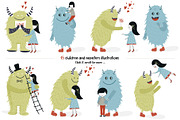 Kids and Monsters, an Animal Illustration by Oksana Stepova (Thumbnail 8 of 11)