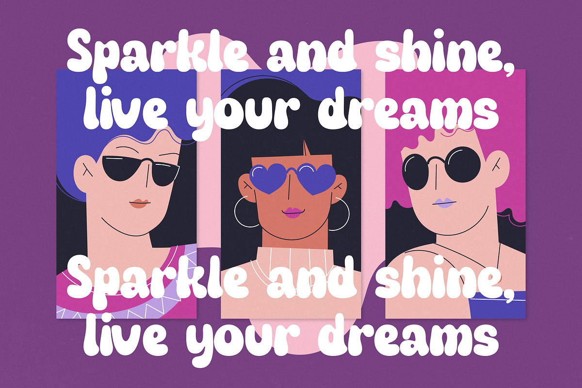 Fruity Candy Groovy Display Font, a Serif Font by timelesstype.co (Photo 6 of 20)