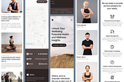 Athena - Health and Wellness Website, a Landing Page Template by SundayWorkTeam (Thumbnail 3 of 6)