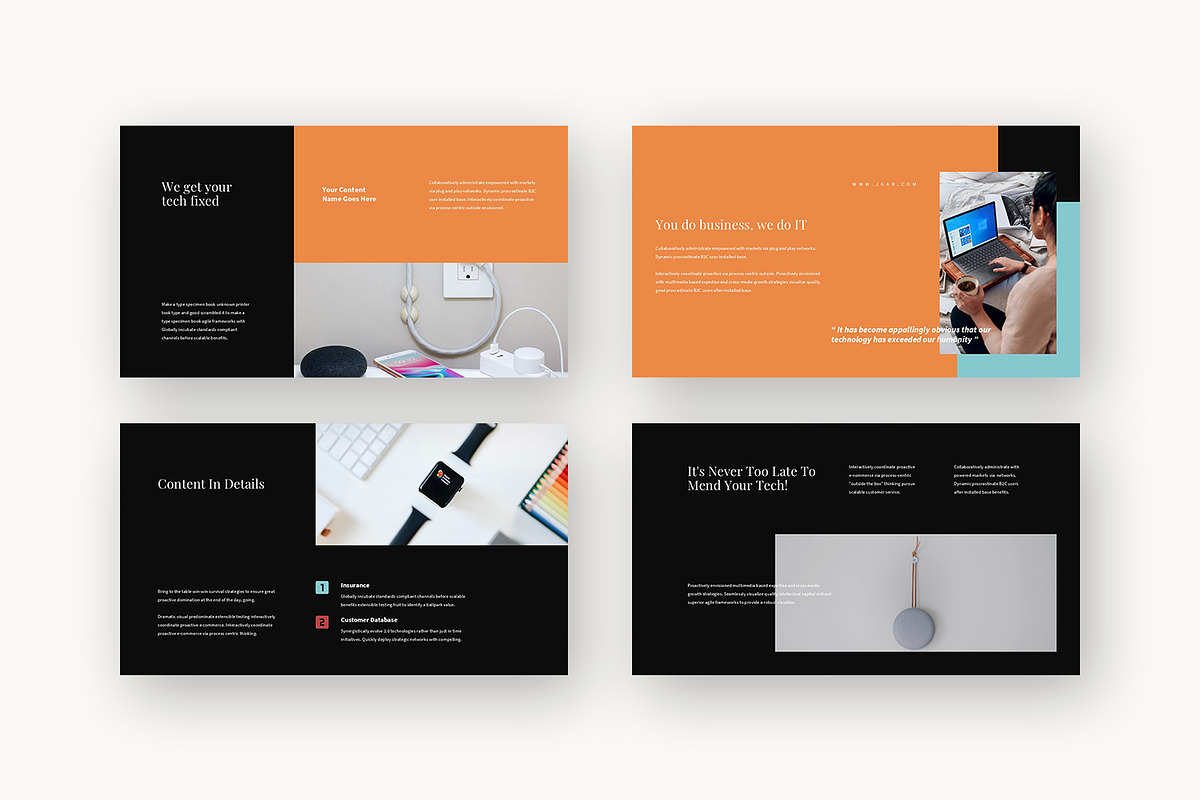 Jgar : Digital Life Google Slides, a Presentation Template by Punkl Camp (Photo 10 of 16)