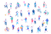 Isometric cartoon people vector set, a Person Illustration by Vector_Art (Thumbnail 24 of 24)