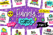30 Funny Color Cards with Quote, a Card Template by Velliniki (Thumbnail 1 of 5)