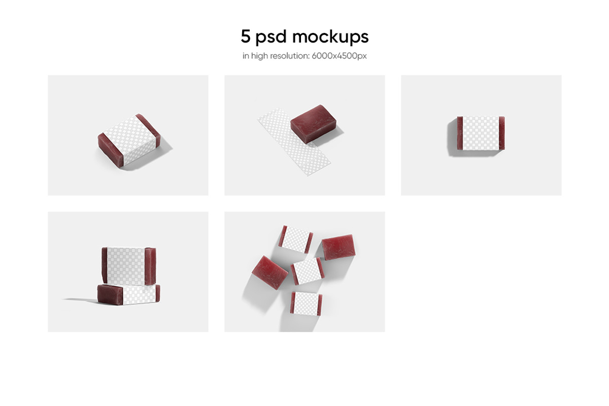 Soap Bar Mockup, a Packaging Mockup by WebAndCat (Photo 2 of 12)