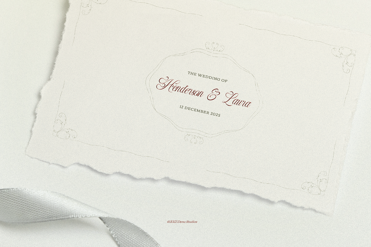 Raufendry Beauty Calligraphy Script, a Script Font by Denustudios (Photo 6 of 12)