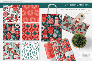 VINTAGE CHRISTMAS PATTERN BUNDLE DH