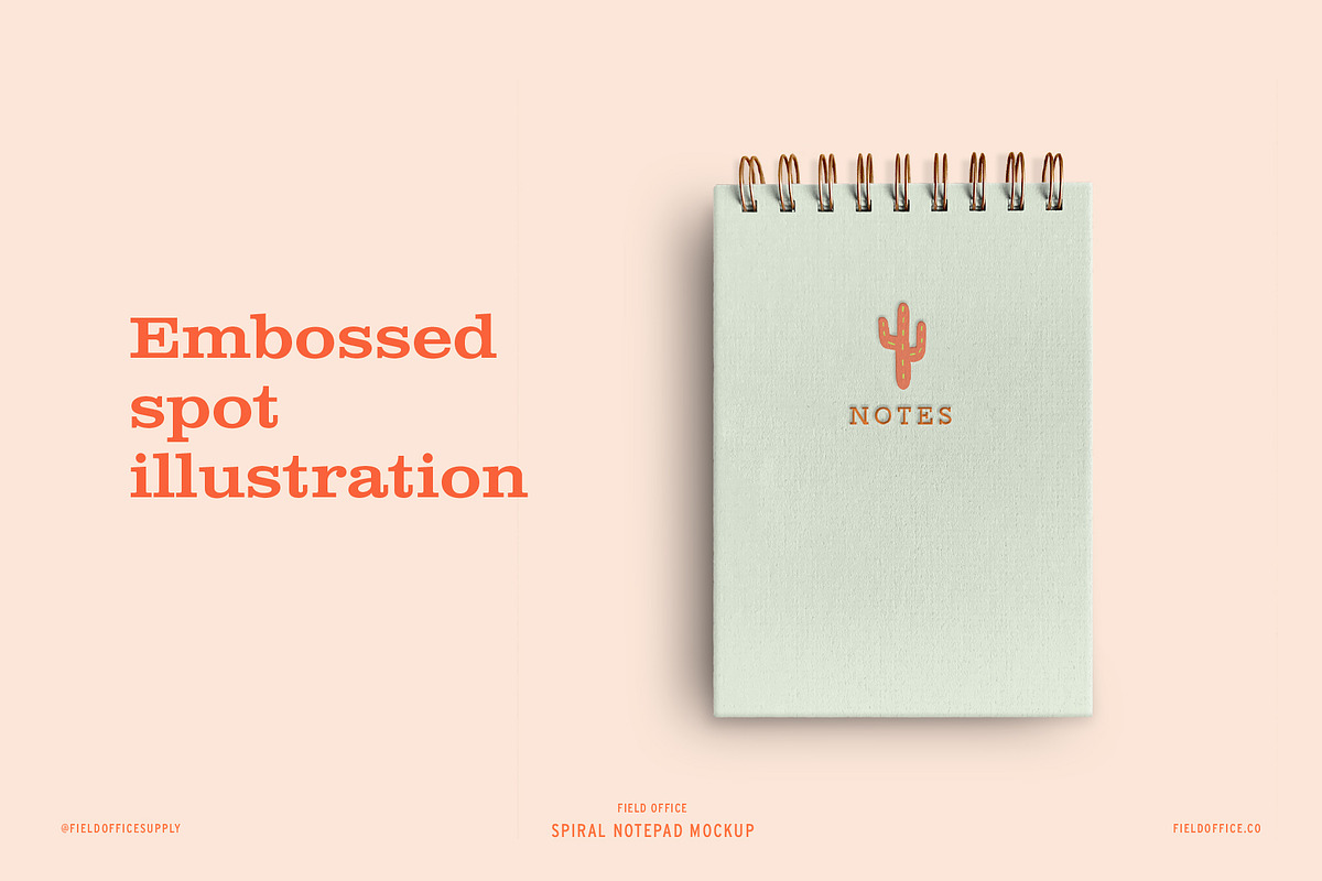 Spiral Notebook Set Mockup, a Packaging Mockup by Field Office (Photo 5 of 7)