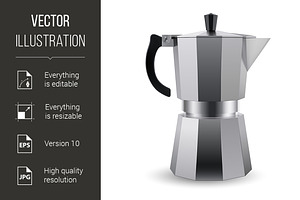 Metal Coffee Percolator