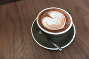 Cozy Cafe Styled Stock: Heart Latte, a Food & Drink Photo by AMMi (Thumbnail 3 of 6)