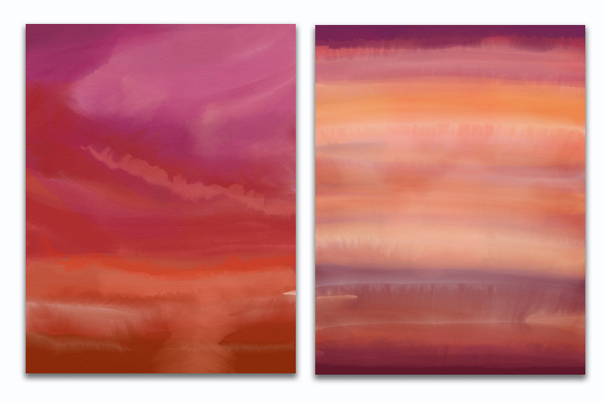 Сoral sky background, a Texture Graphic by GraphicRain (Photo 2 of 4)