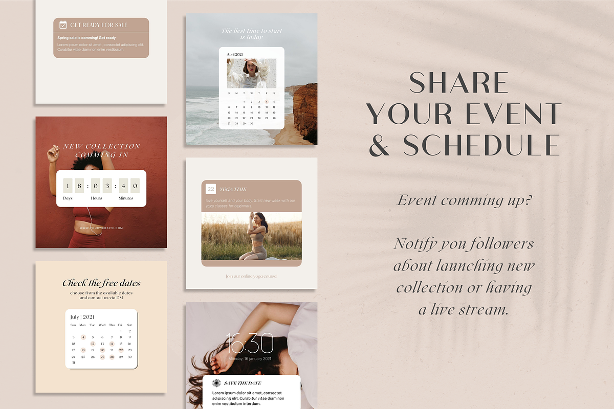 Instagram Engagement Booster | CANVA, a Social Media Template by Lyrata Studio (Photo 8 of 21)