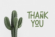 Leafy Plant Fun Typeface, a Sans Serif Font by Wandery Supply (Thumbnail 9 of 9)