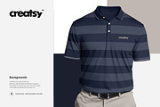 Polyester Polo Shirt Mockup Set, a Shirt Mockup by Creatsy (Thumbnail 5 of 7)