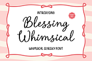 Blessing Whimsical Font Duo, a Handwritten Font by Pixesia Studio (Thumbnail 1 of 11)