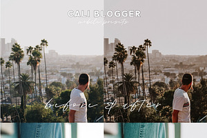 Cali Blogger Lightroom MOBILE Preset