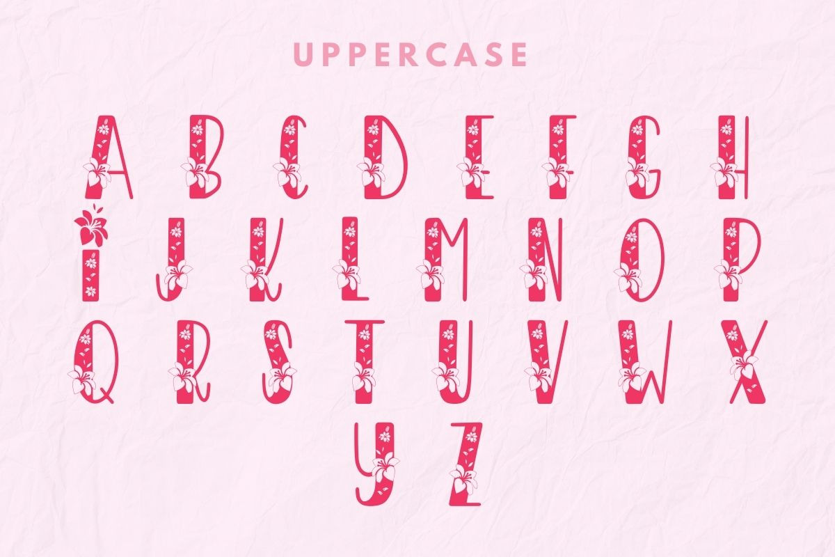 Wedding - Decorative Font, a Symbol Font by AnningArts (Photo 7 of 9)