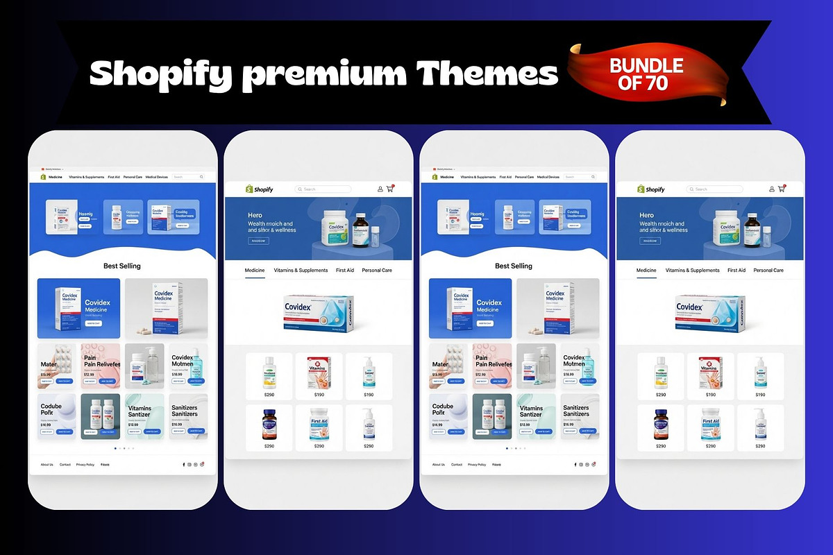 Shopify Premium Themes Bundle 50, a Shopify Template by Aban's World (Photo 11 of 59)