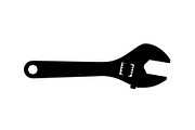 Adjustable Wrench Silhouette, a Graphic by hafijul (Thumbnail 4 of 10)