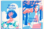 8 Spring Posters & Sale Banners, a Decorative Illustration by Alexander Baidin (Thumbnail 4 of 7)