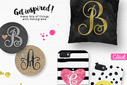 Interlocking Monogram Font, a Script Font by pixelcolours (Thumbnail 2 of 7)