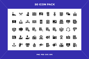 News and journal icons, an Outline Icon by Wencory