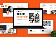 Thesis Defense - Education GSL, a Presentation Template by Deepslide Studio (Thumbnail 1 of 6)