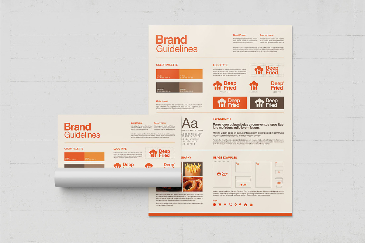 Brand Guidelines Poster Template, a Poster Template by BrandPacks (Photo 3 of 6)