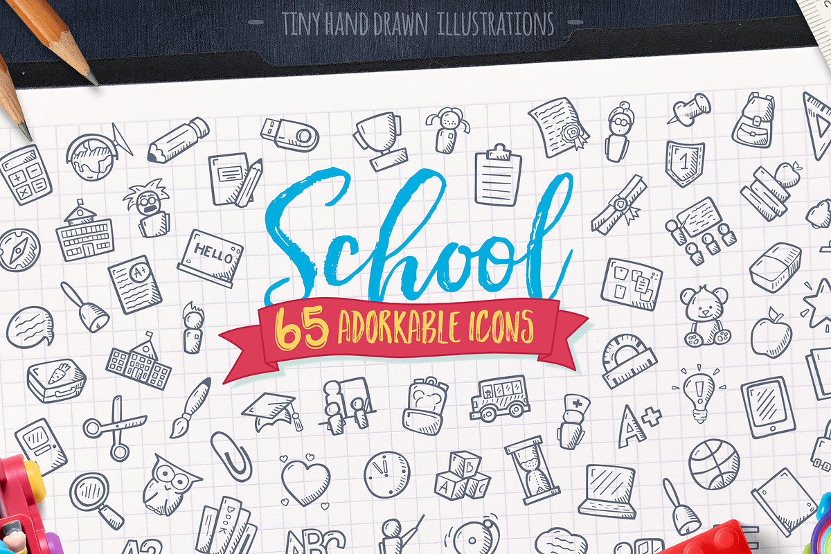 School - Hand Drawn Icons, an Icon by Good Stuff No Nonsense (Photo 1 of 6)