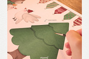 Forest Christmas Watercolor Clipart, an Illustration by Gau Silva Studio (Thumbnail 4 of 4)