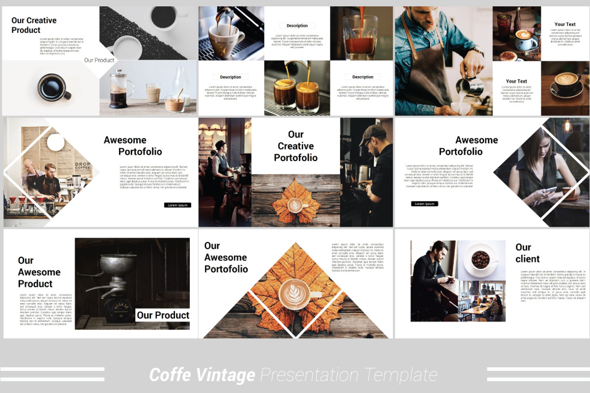 Coffee Vintage MNML Keynote Template, a Presentation Template by Presentation Official (Photo 4 of 13)