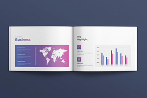 Modern Brochure Template Landscape