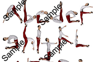 Human Alphabets