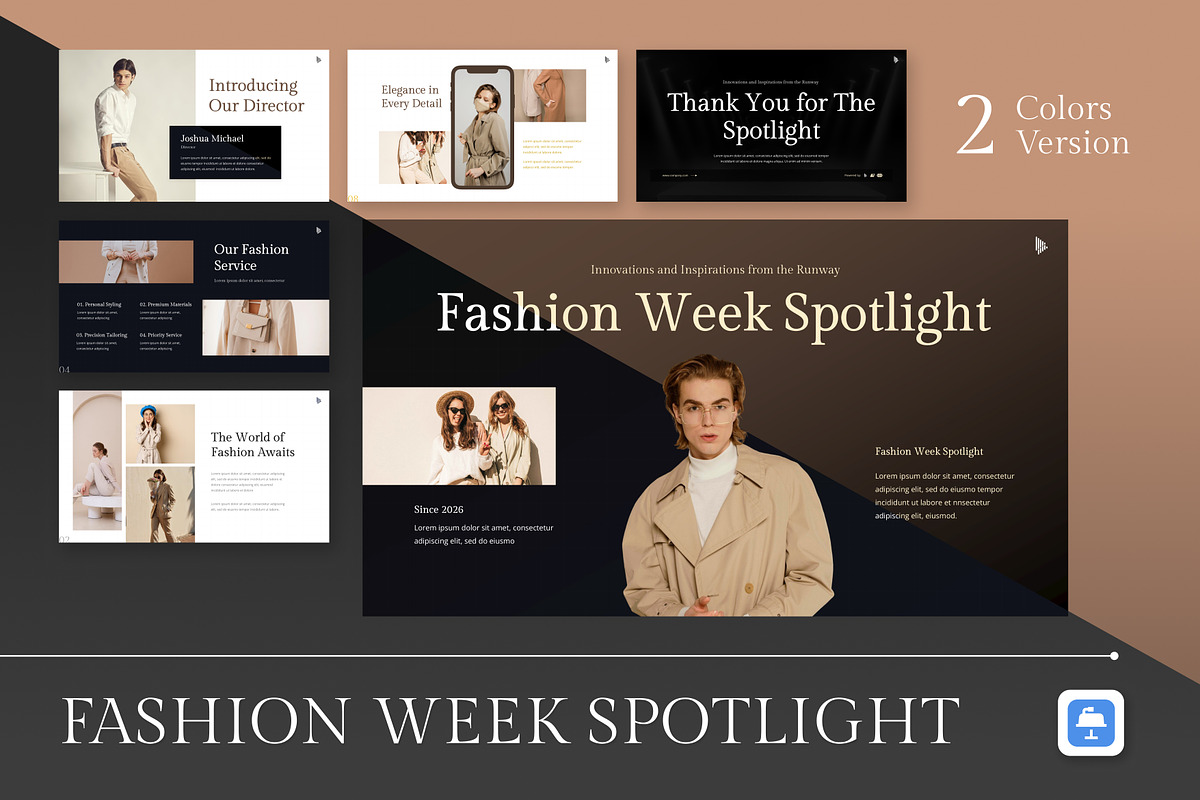 Fashion Week Spotlight Keynote, a Presentation Template by Antstheme (Photo 1 of 4)