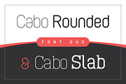 Cabo Rounded and Slab - Font Duo, a Slab Serif Font by Bogdan Casota (Thumbnail 1 of 3)