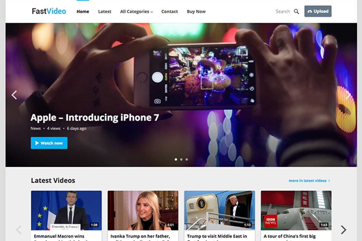 FastVideo - WordPress Video Theme, a WordPress Template by Happy Themes Shop