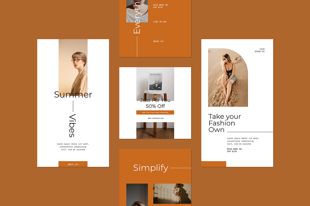 Romantic Instagram Template, a Social Media Template by Creatchees.std (Photo 2 of 4)