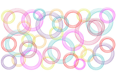 colorful rainbow bubbles background