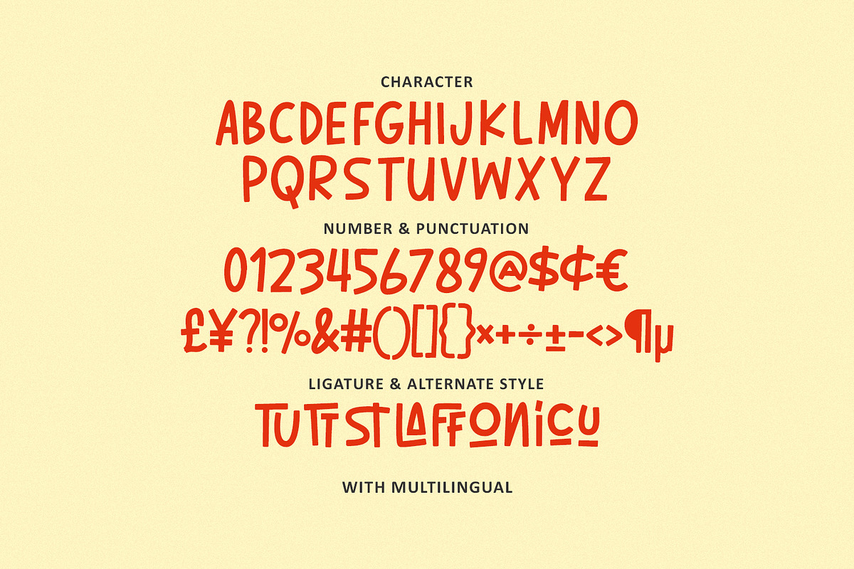 Phocini Unique Hand Drawn Display, a Handwritten Font by Maulana Creative (Photo 7 of 7)